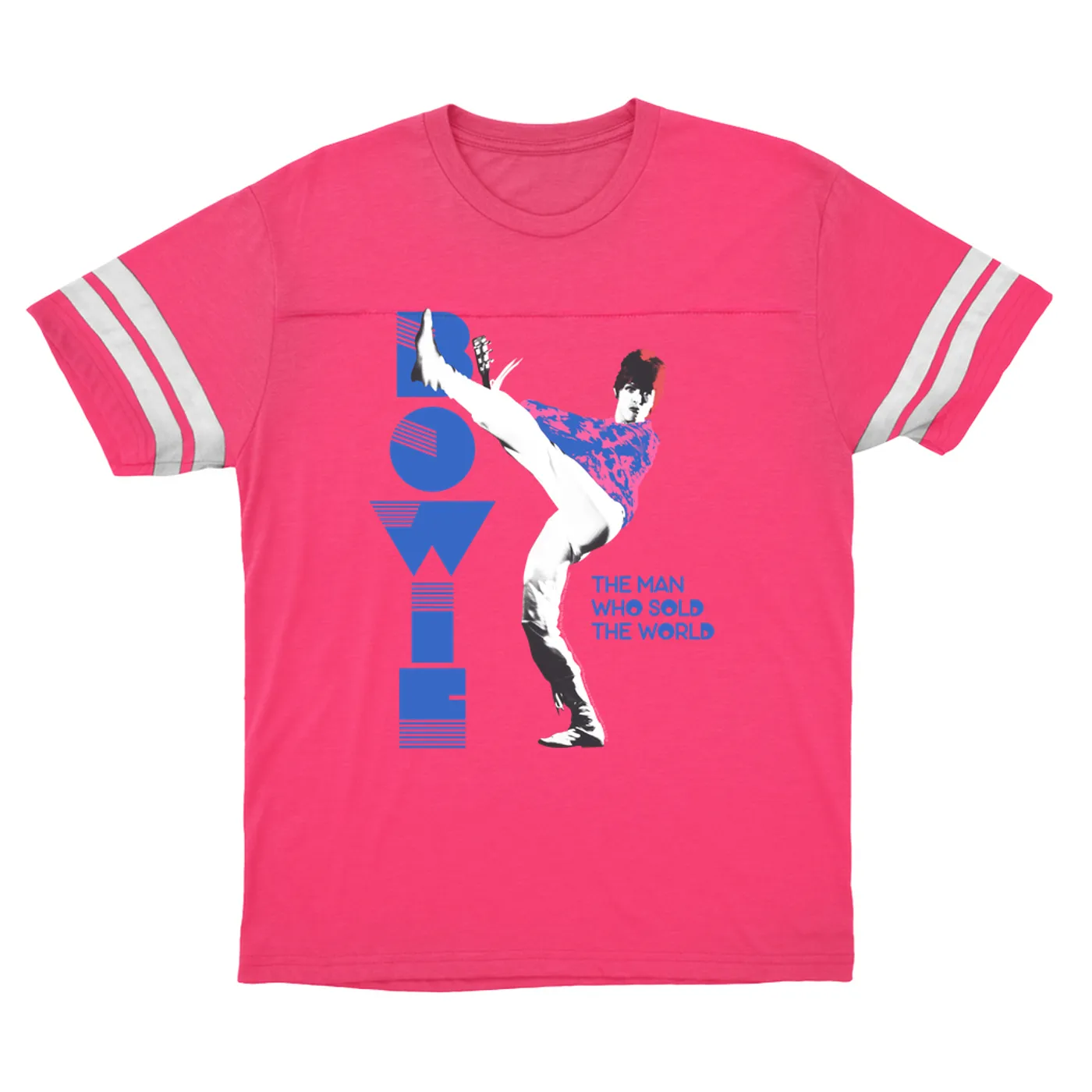 David Bowie T-Shirt | The Man Who Sold The World Pastel Design David Bowie Football Shirt