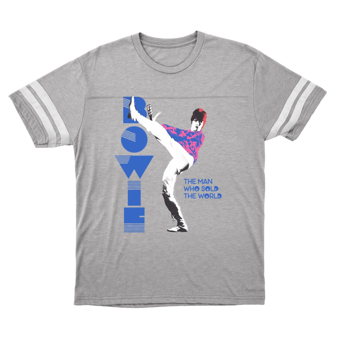 David Bowie T-Shirt | The Man Who Sold The World Pastel Design David Bowie Football Shirt