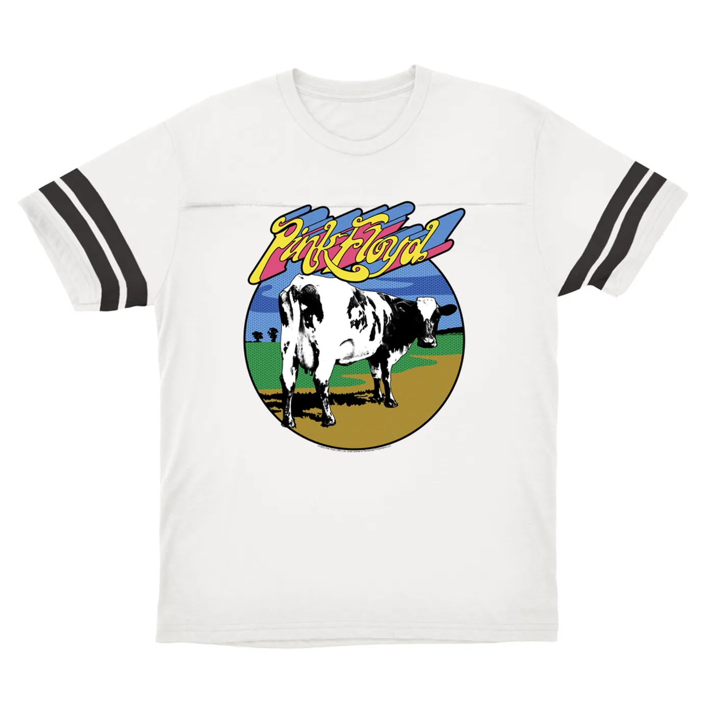 Pink Floyd T-Shirt | POP Art Atom Heart Mother Design Pink Floyd Football Shirt