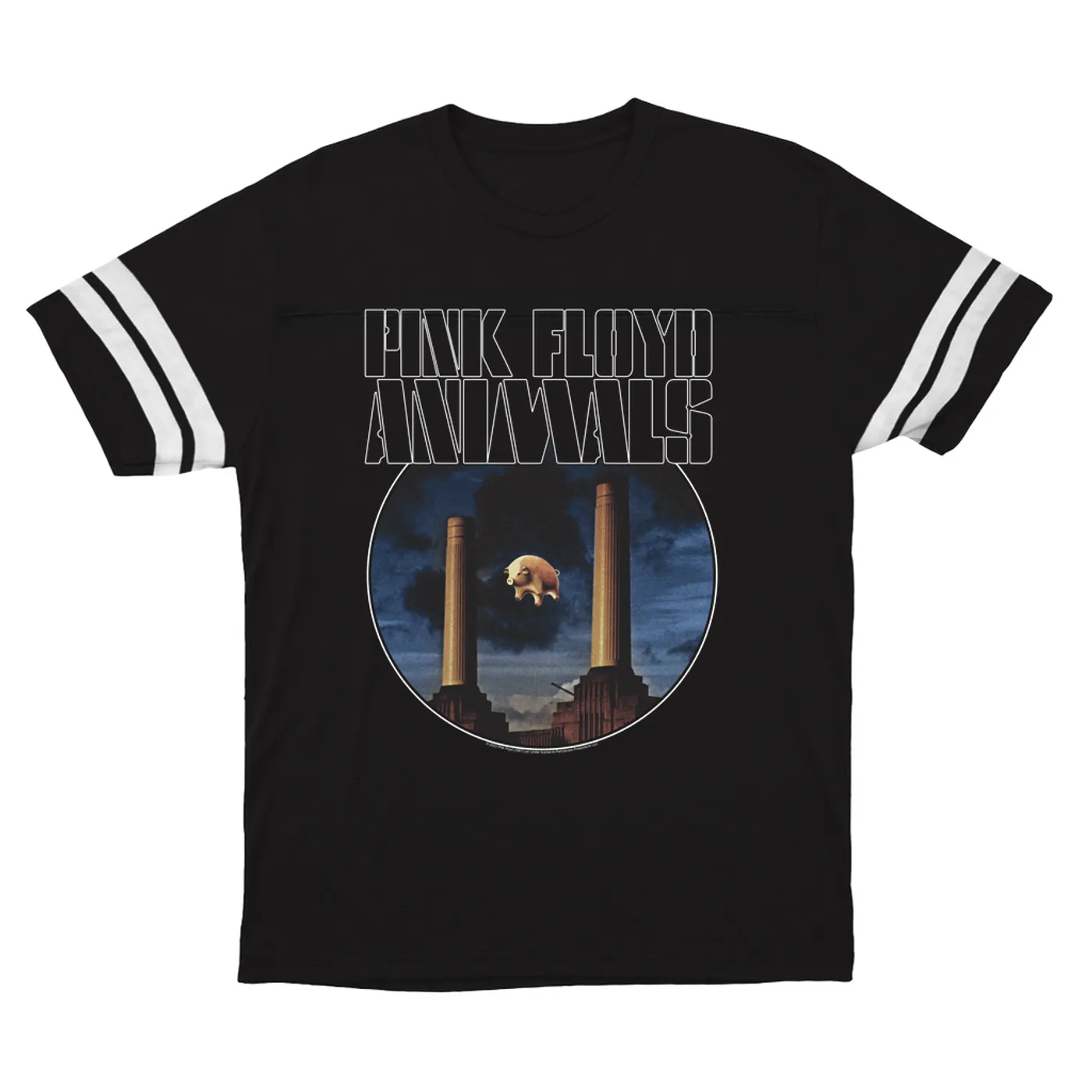 Pink Floyd T-Shirt | Animals Album Blue Image Pink Floyd Football Shirt