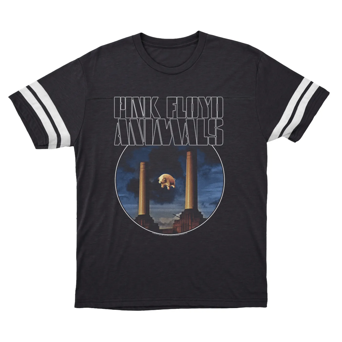 Pink Floyd T-Shirt | Animals Album Blue Image Pink Floyd Football Shirt