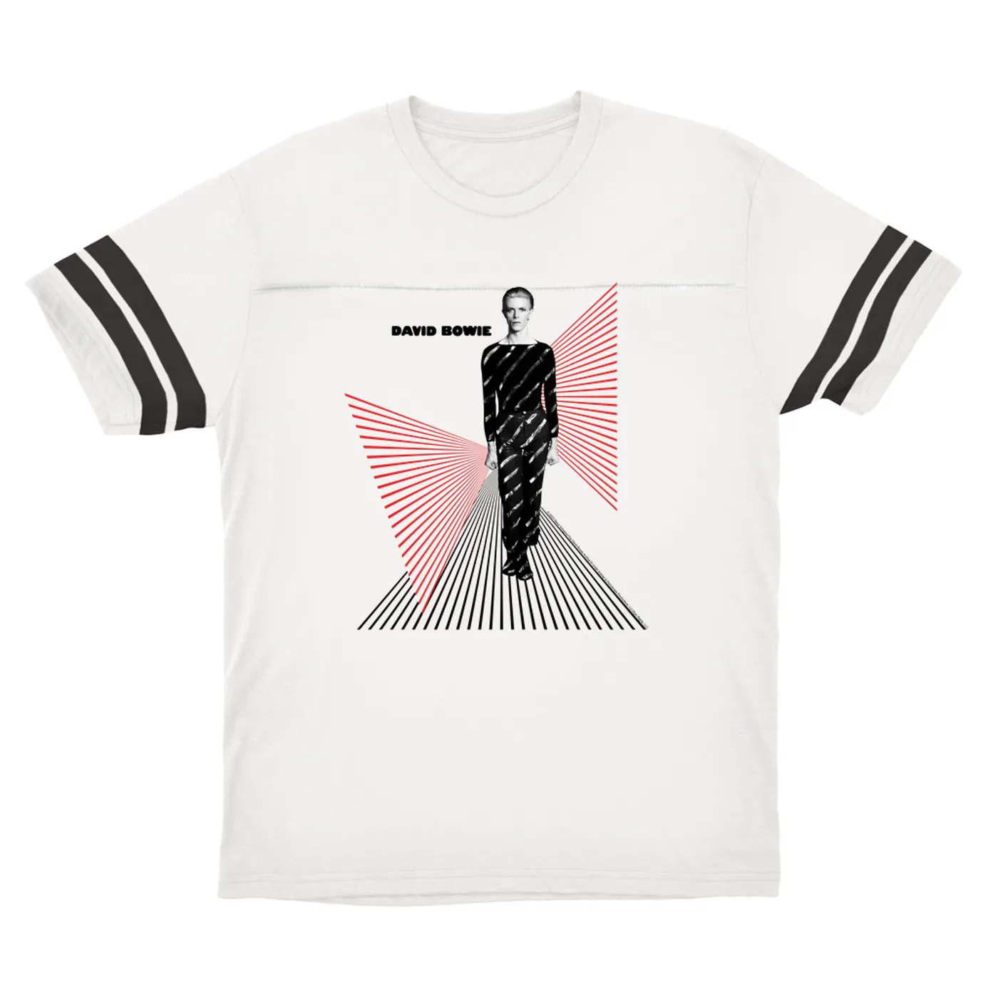 David Bowie T-Shirt | All In Stripes Design David Bowie Football Shirt
