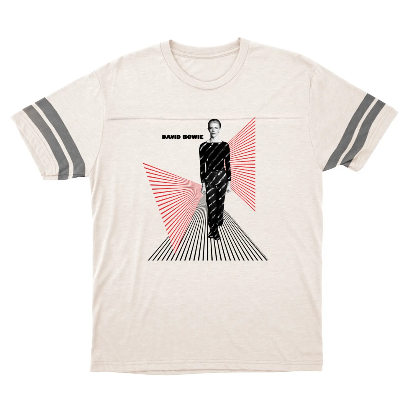 David Bowie T-Shirt | All In Stripes Design David Bowie Football Shirt