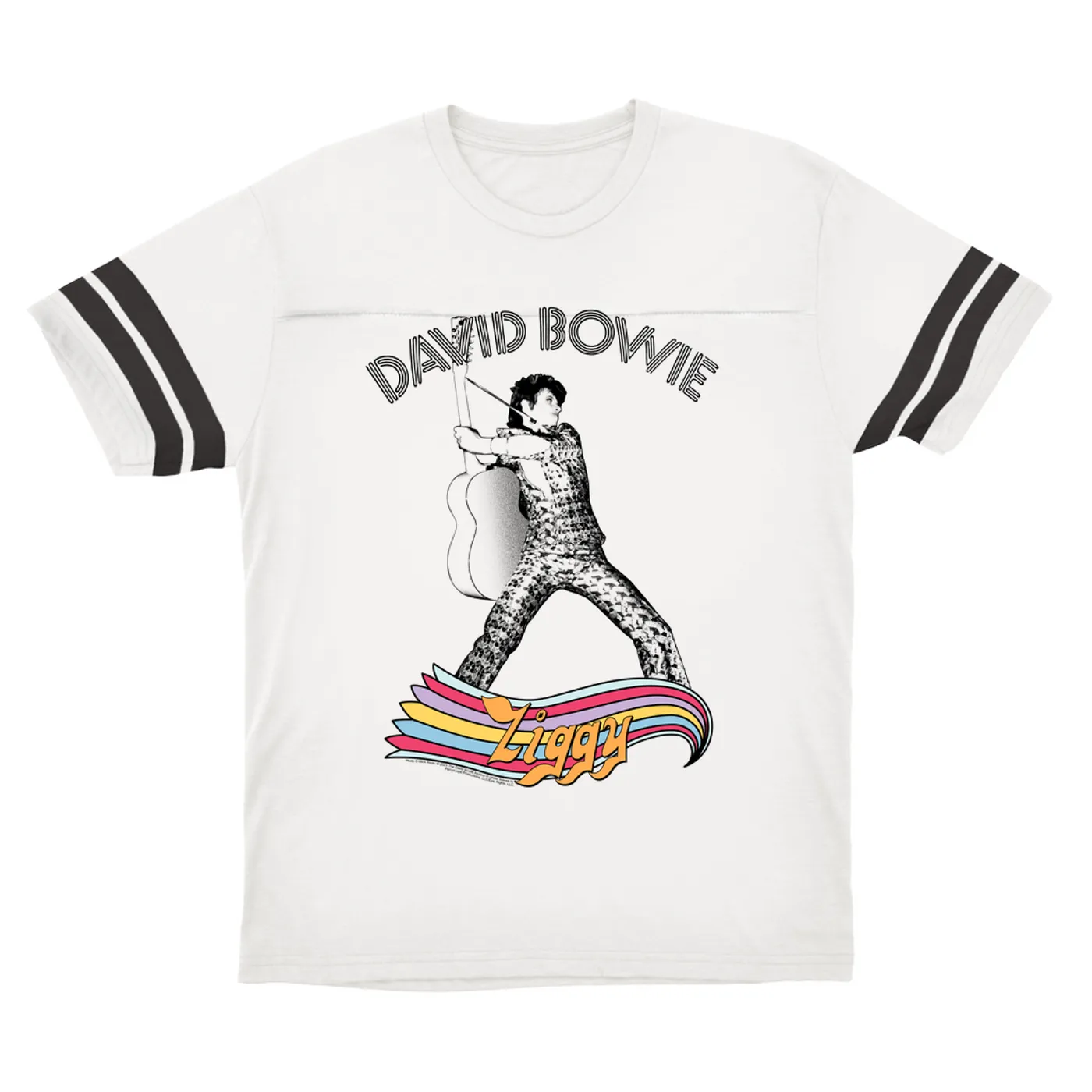 David Bowie T-Shirt | Ziggy Live Promotion (Merchbar Exclusive) David Bowie Football Shirt