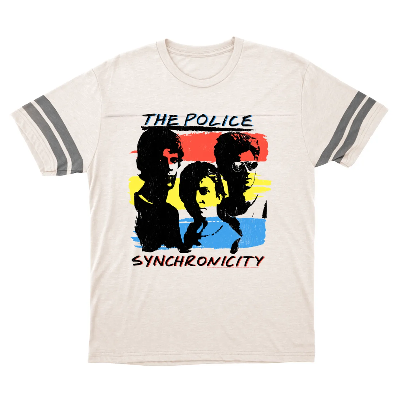 The Police T-Shirt | Synchronicity Colorful Album Design (Merchbar Exclusive) The Police Football Shirt