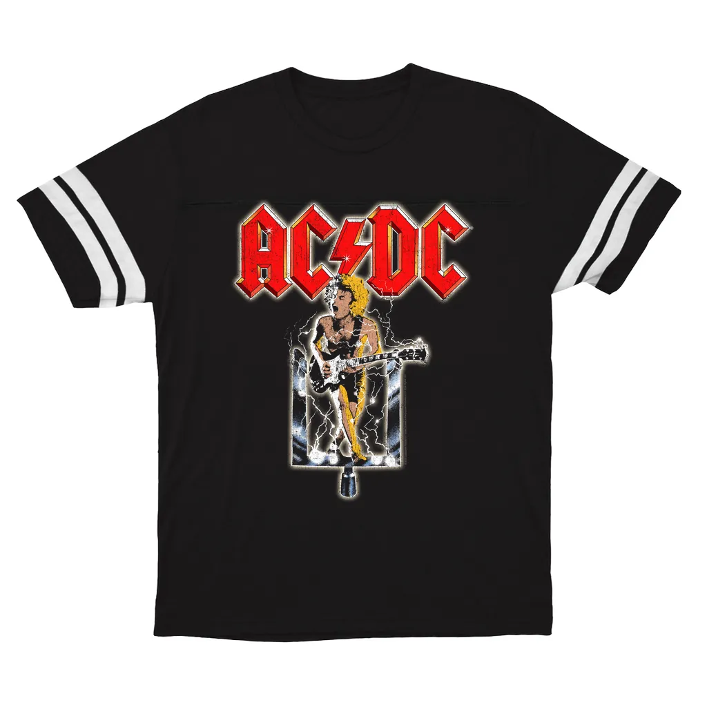 T-Shirt | Angus On The Switch Distressed Football Shirt