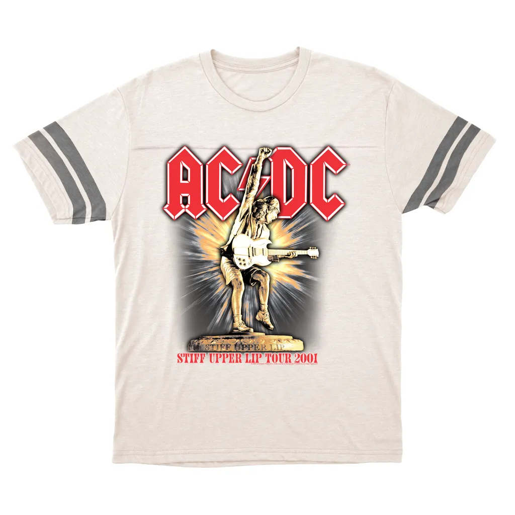 T-Shirt | Angus Guitar Rock N' Roll Starburst (Equineop Exclusive) Football Shirt
