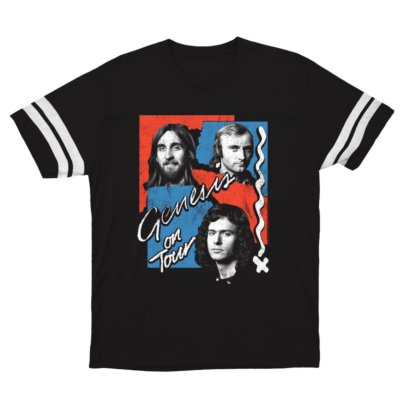 Genesis T-Shirt | Live, On Tour Distressed (Merchbar Exclusive) Genesis Football Shirt