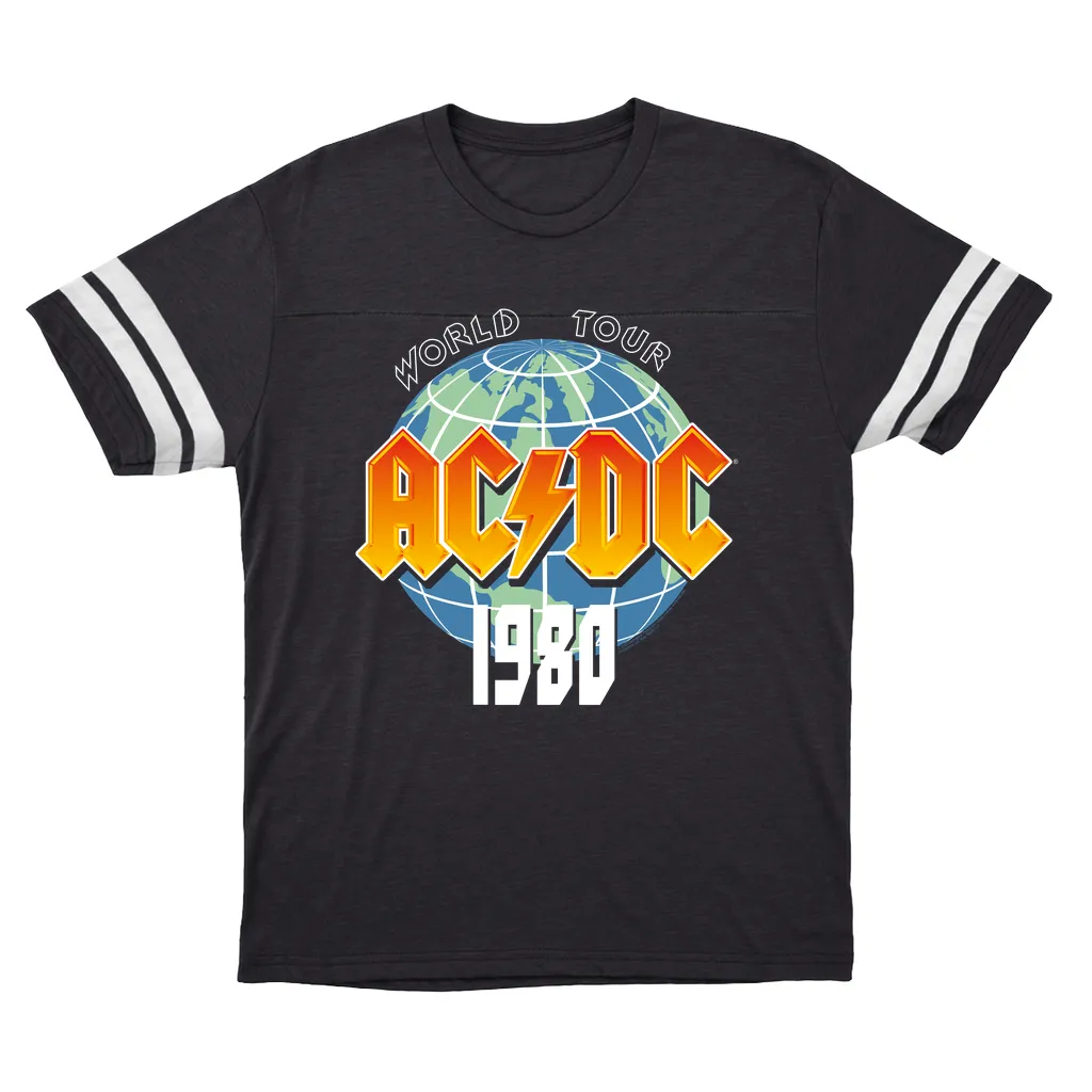 T-Shirt | 1980 Globe World Tour Football Shirt