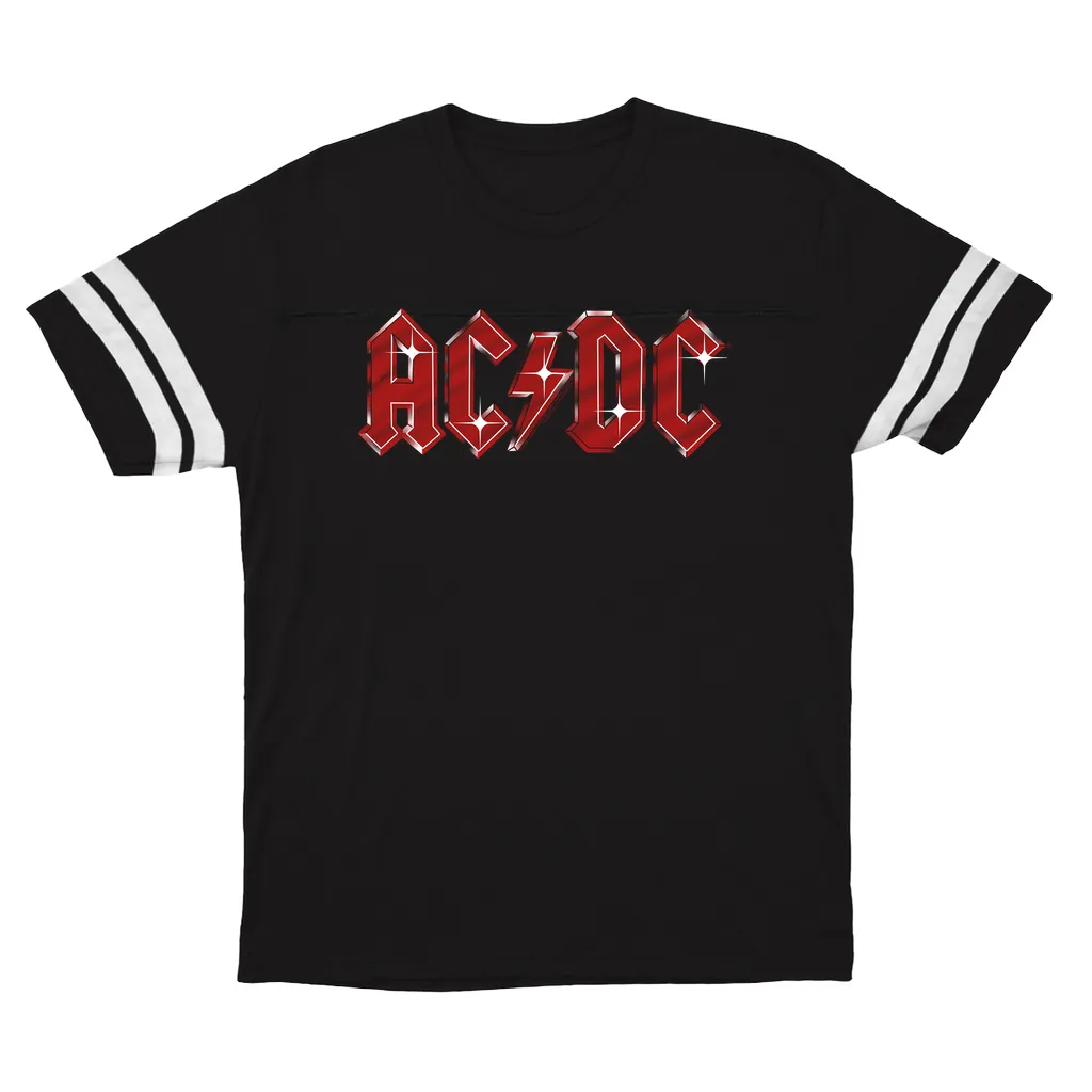 T-Shirt | Sparkle Red Logo Distressed (Equineop Exclusive) Football Shirt