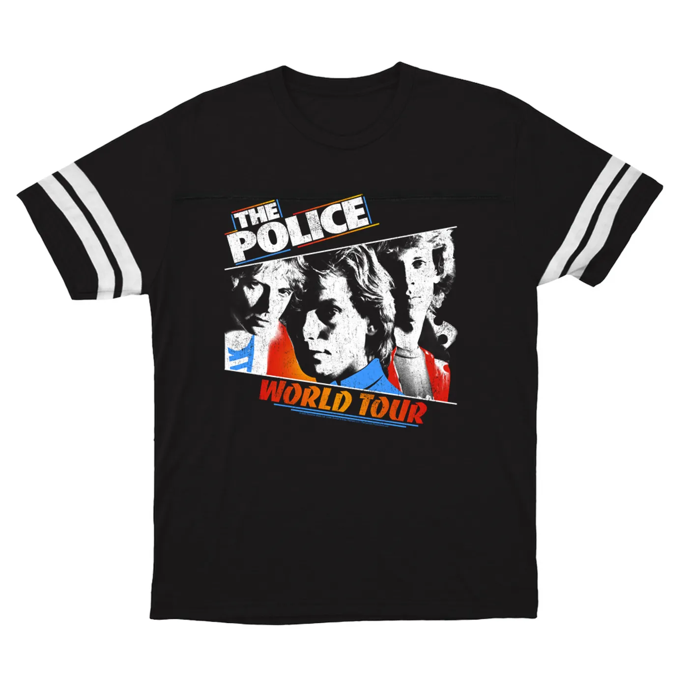 The Police T-Shirt | Live In Concert World Tour (Merchbar Exclusive) The Police Football Shirt