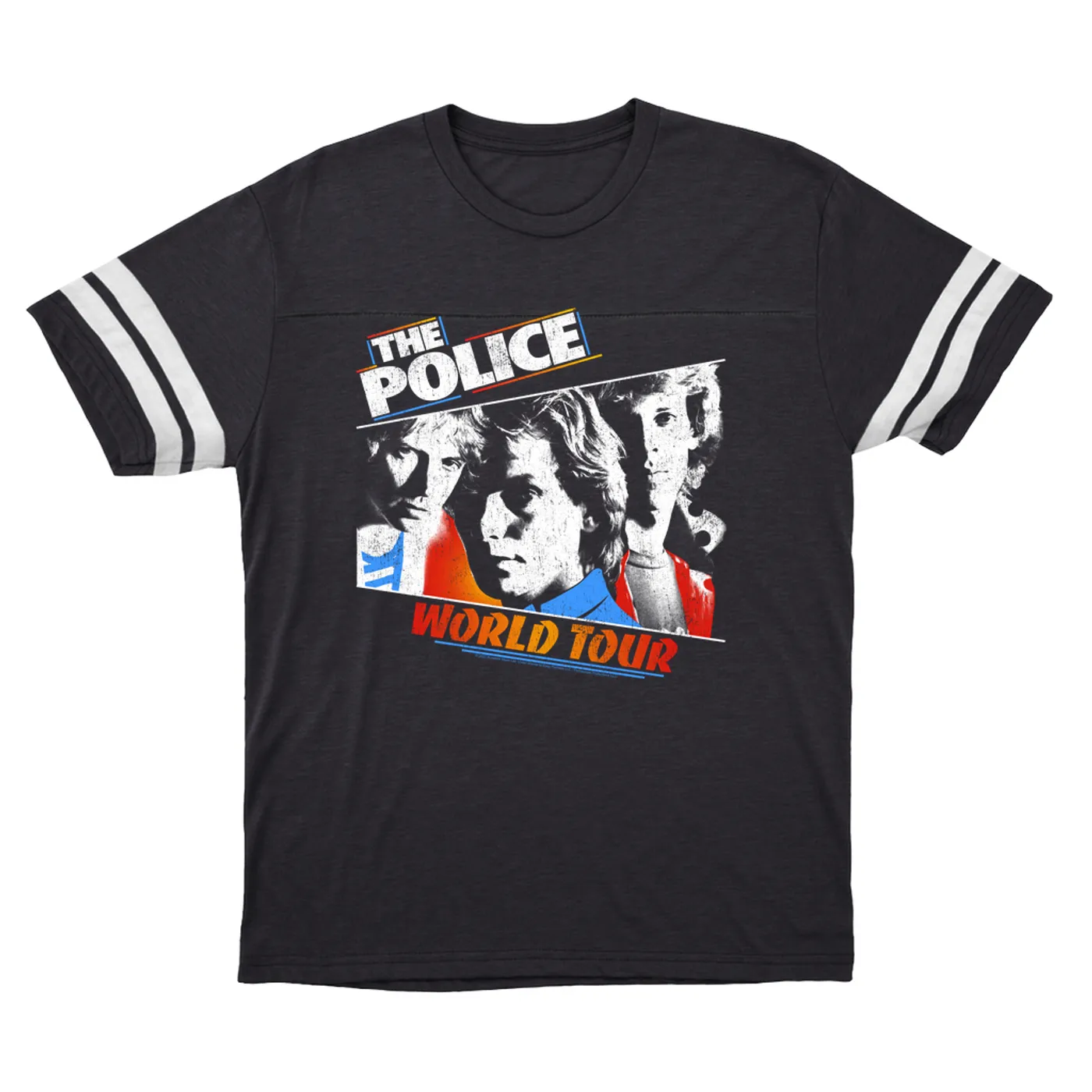 The Police T-Shirt | Live In Concert World Tour (Merchbar Exclusive) The Police Football Shirt