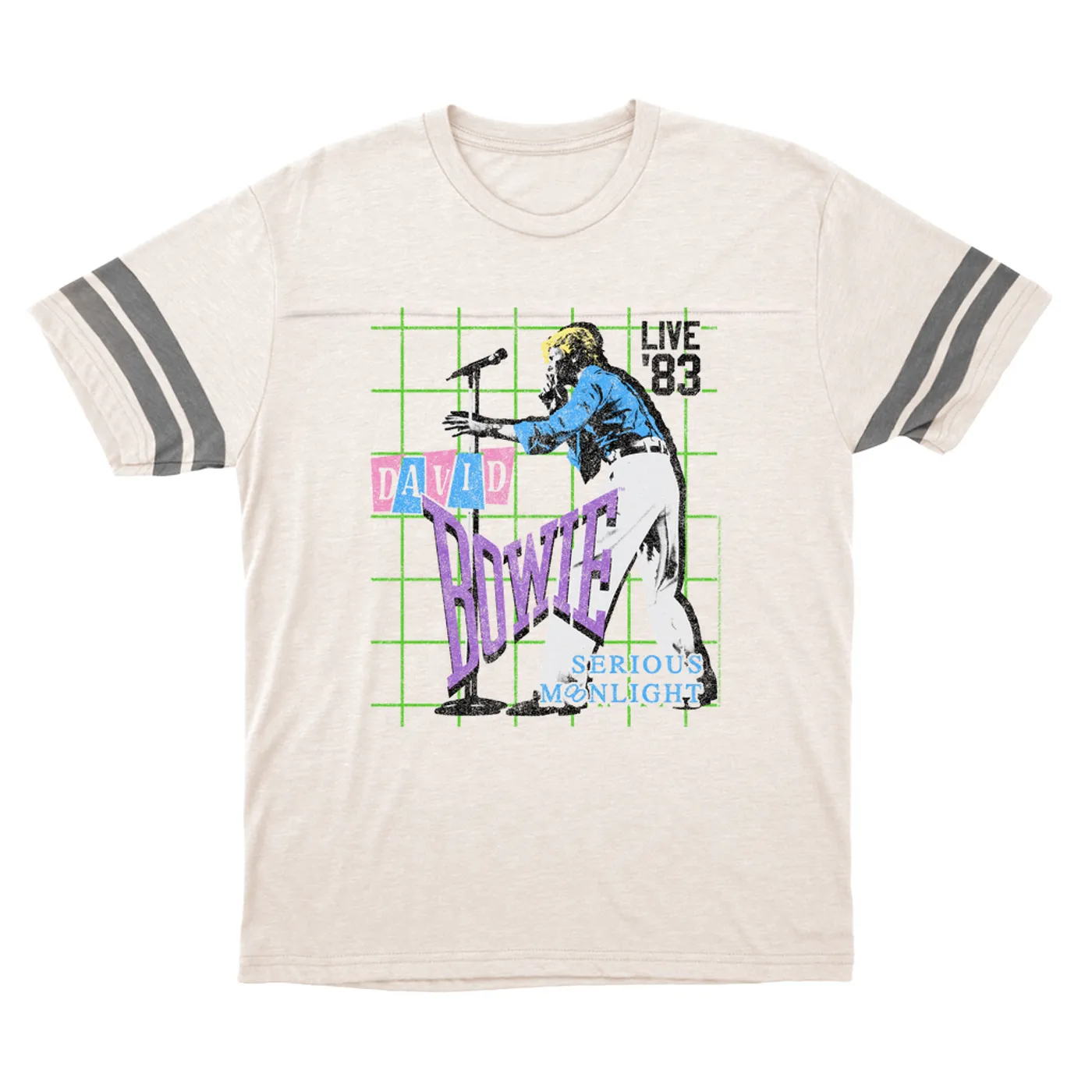 David Bowie T-Shirt | LIVE In 1983 Serious Moonlight (Merchbar Exclusive) David Bowie Football Shirt