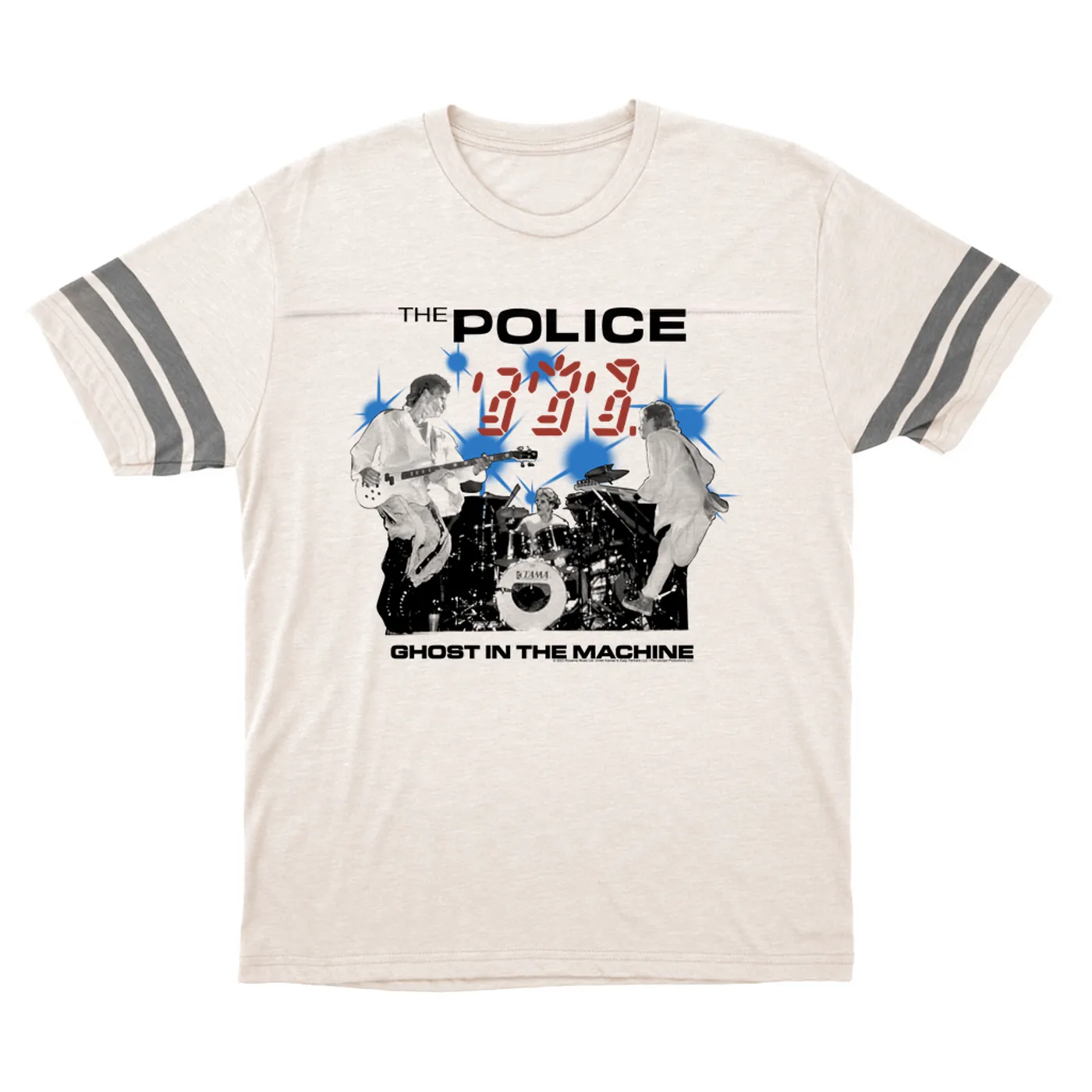 The Police T-Shirt | Live On Stage Ghost In The Machine The Police Football Shirt