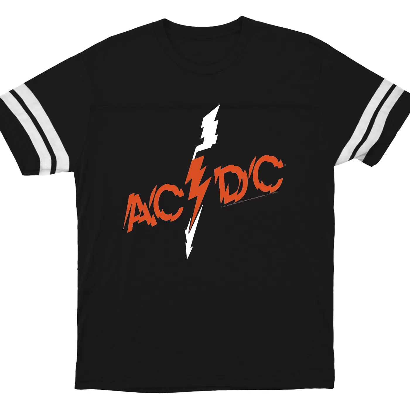 AC/DC T-Shirt | Vintage Retro Powerage Logo ACDC Football Shirt