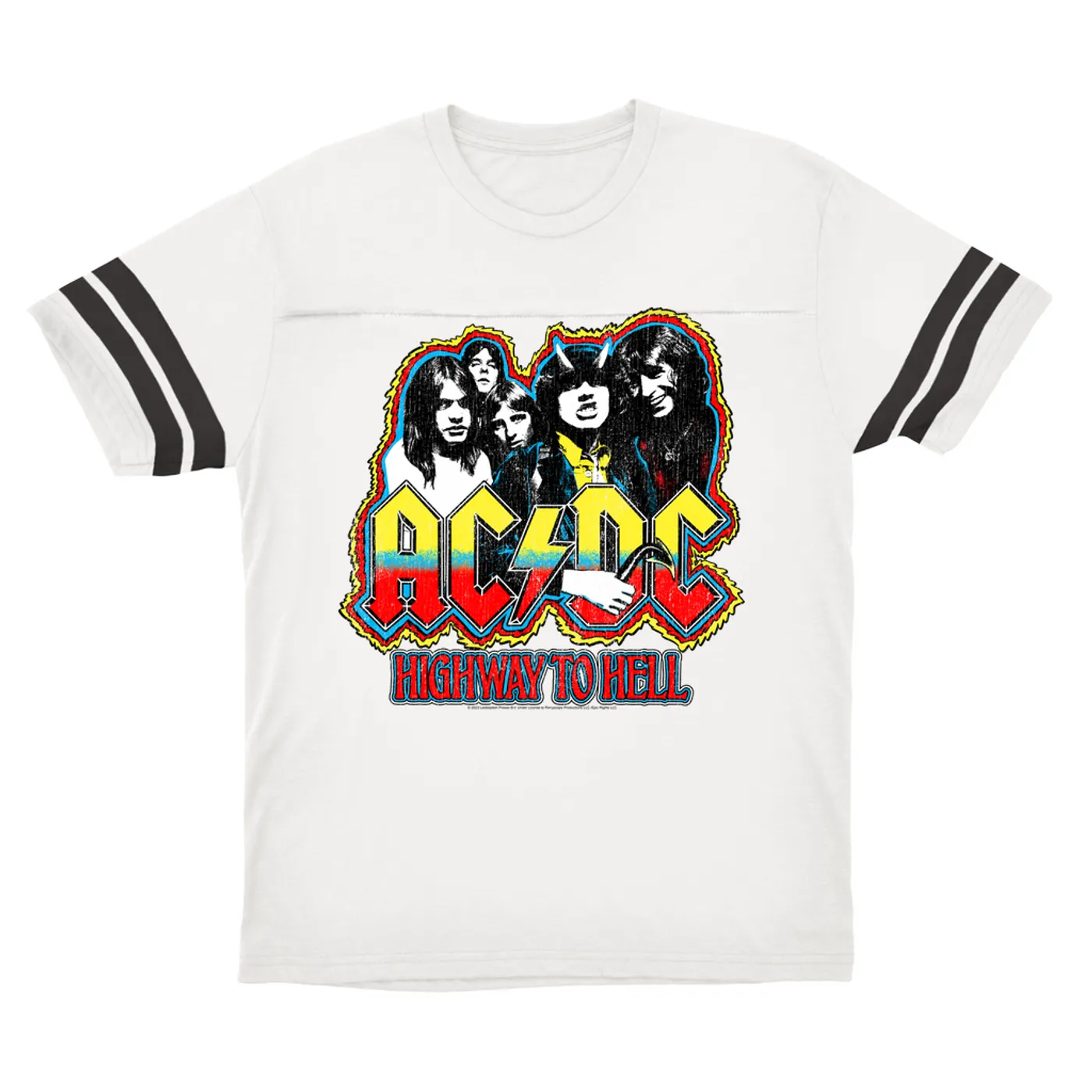 AC/DC T-Shirt | LIVE In Concert 1980 (Merchbar Exclusive) ACDC Football Shirt