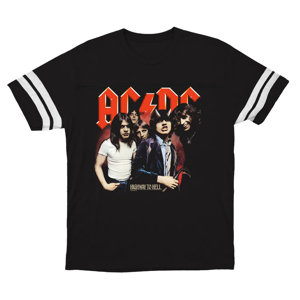 T-Shirt | Highway To Hell Album Group Image Football Shirt