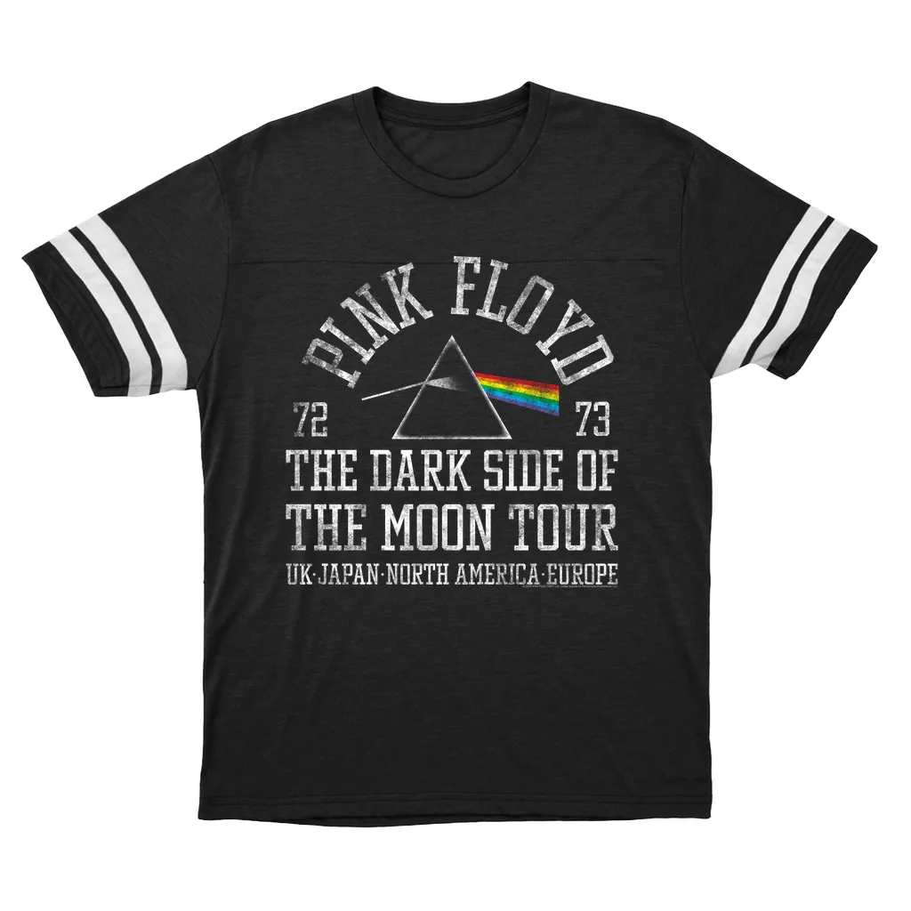 T-Shirt | Dark Side Of The Moon World Tour 72-73 Distressed Football Shirt