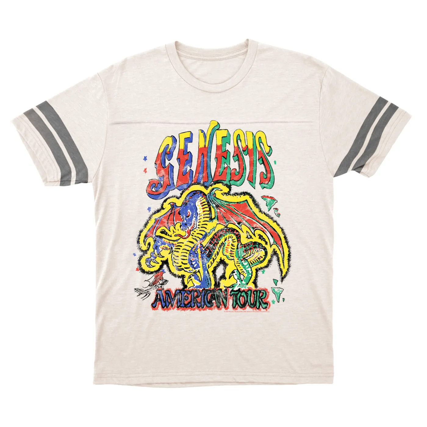 Genesis T-Shirt | Retro American Tour Dragon Genesis Football Shirt