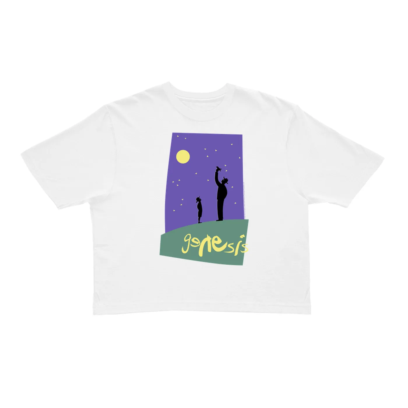 Genesis Ladies' Crop Tee | 1992 We Can't Dance Tour Live Genesis Crop T-shirt
