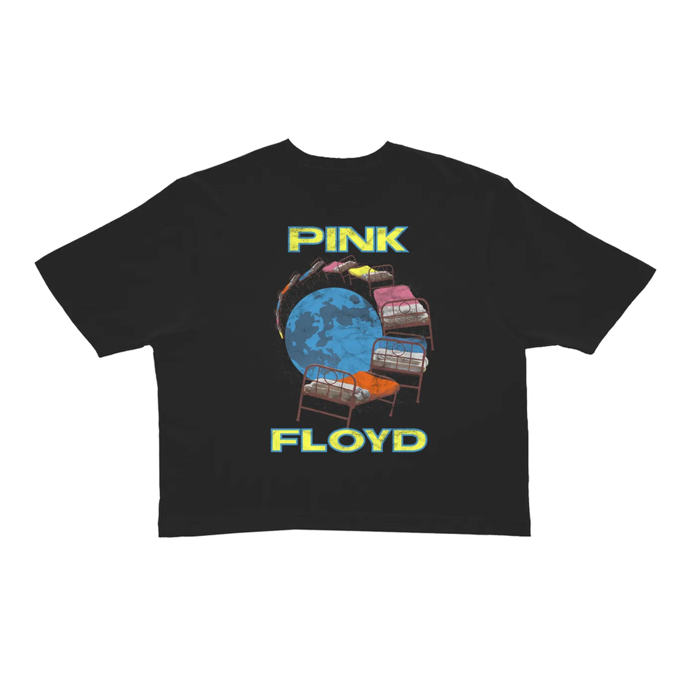 Pink Floyd Ladies' Crop Tee | Momentary Lapse Of Reason World Tour Pink Floyd Crop T-shirt