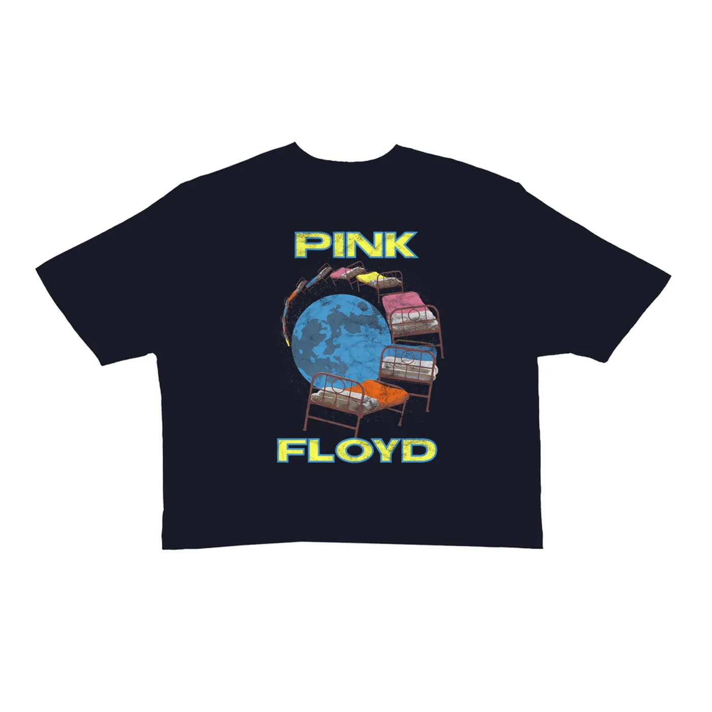 Pink Floyd Ladies' Crop Tee | Momentary Lapse Of Reason World Tour Pink Floyd Crop T-shirt
