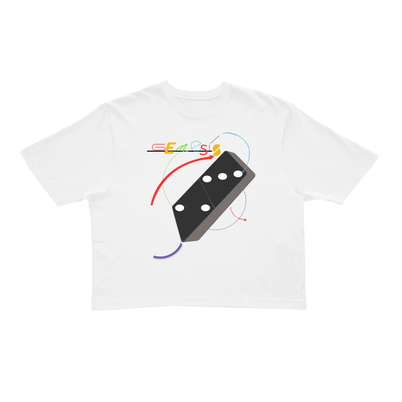 Genesis Ladies' Crop Tee | Domino Design Genesis Crop T-shirt