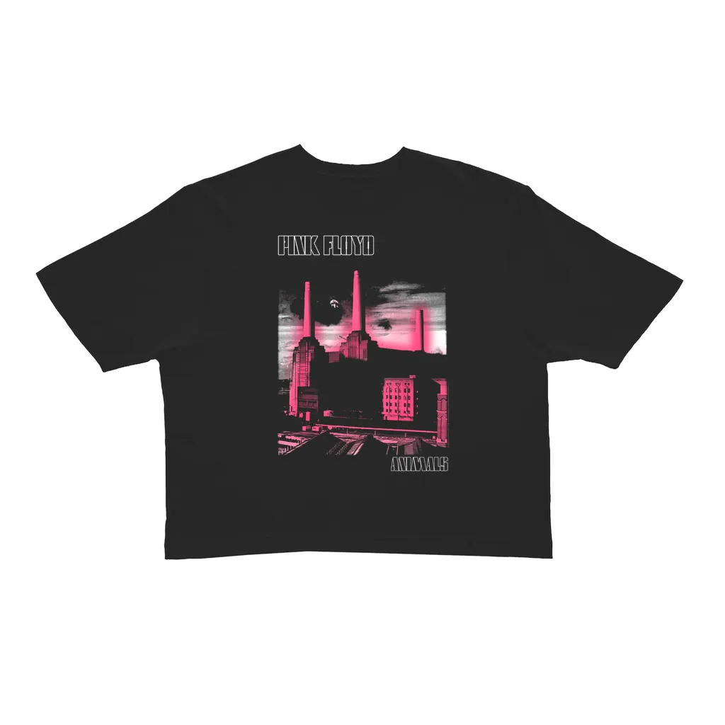 Ladies' Crop Tee | Animals Album Pink Glow Crop T-shirt