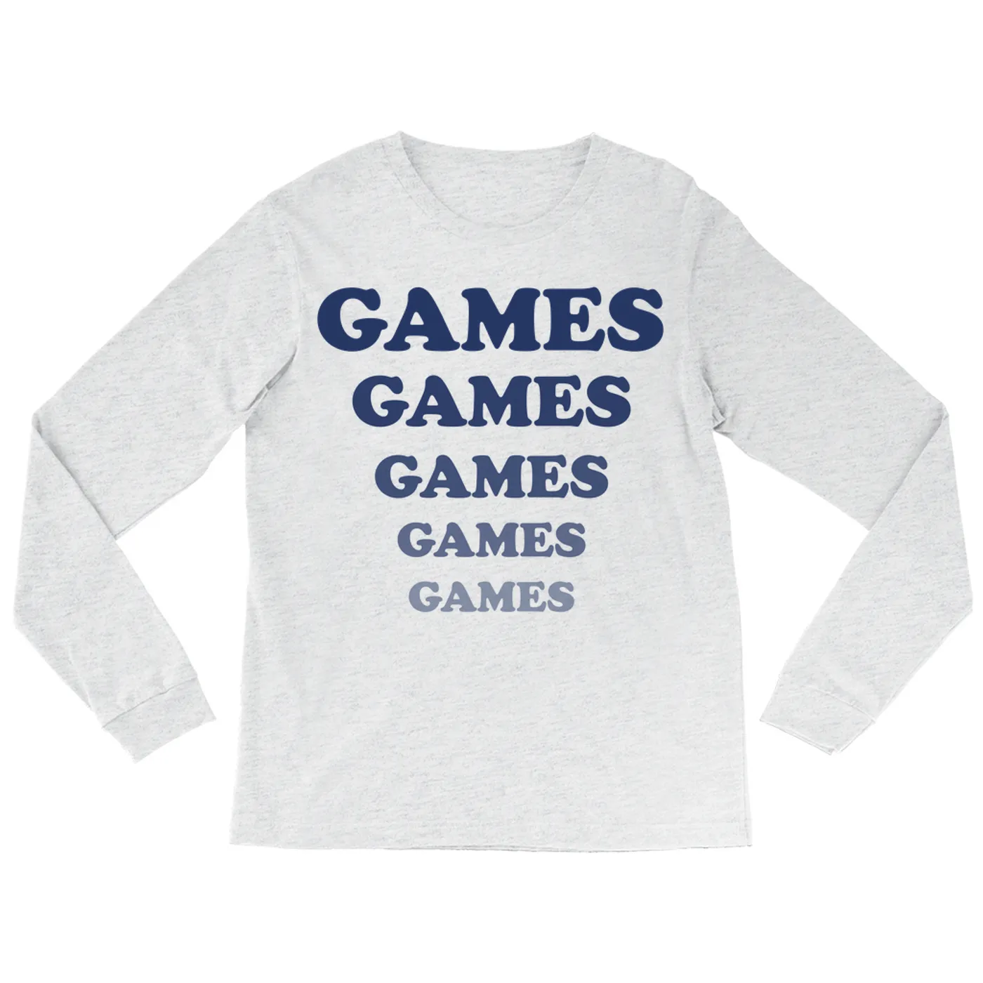 Pop Culture Long Sleeve Shirt | Games Games Games Inspired By Adventureland Pop Culture Shirt