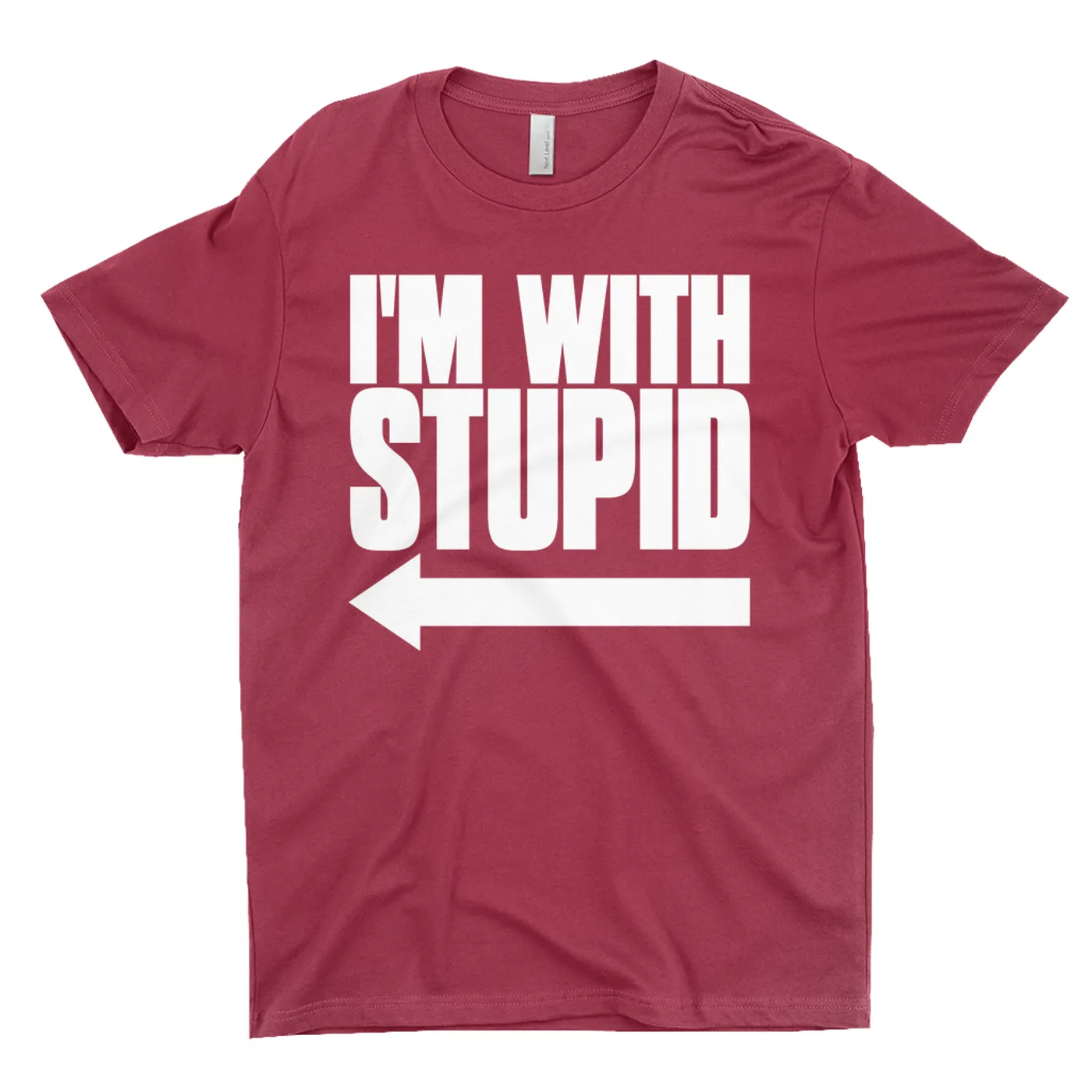 Pop Culture T-Shirt | I'm With Stupid (To The Right ) Inspired By Dumb And Dumber Pop Culture Shirt
