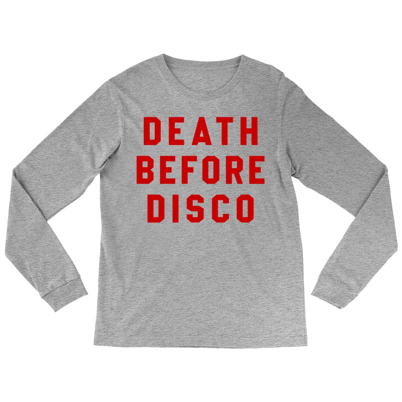Pop Culture Long Sleeve Shirt | Death Before Disco Inspired By Stripes Pop Culture Shirt