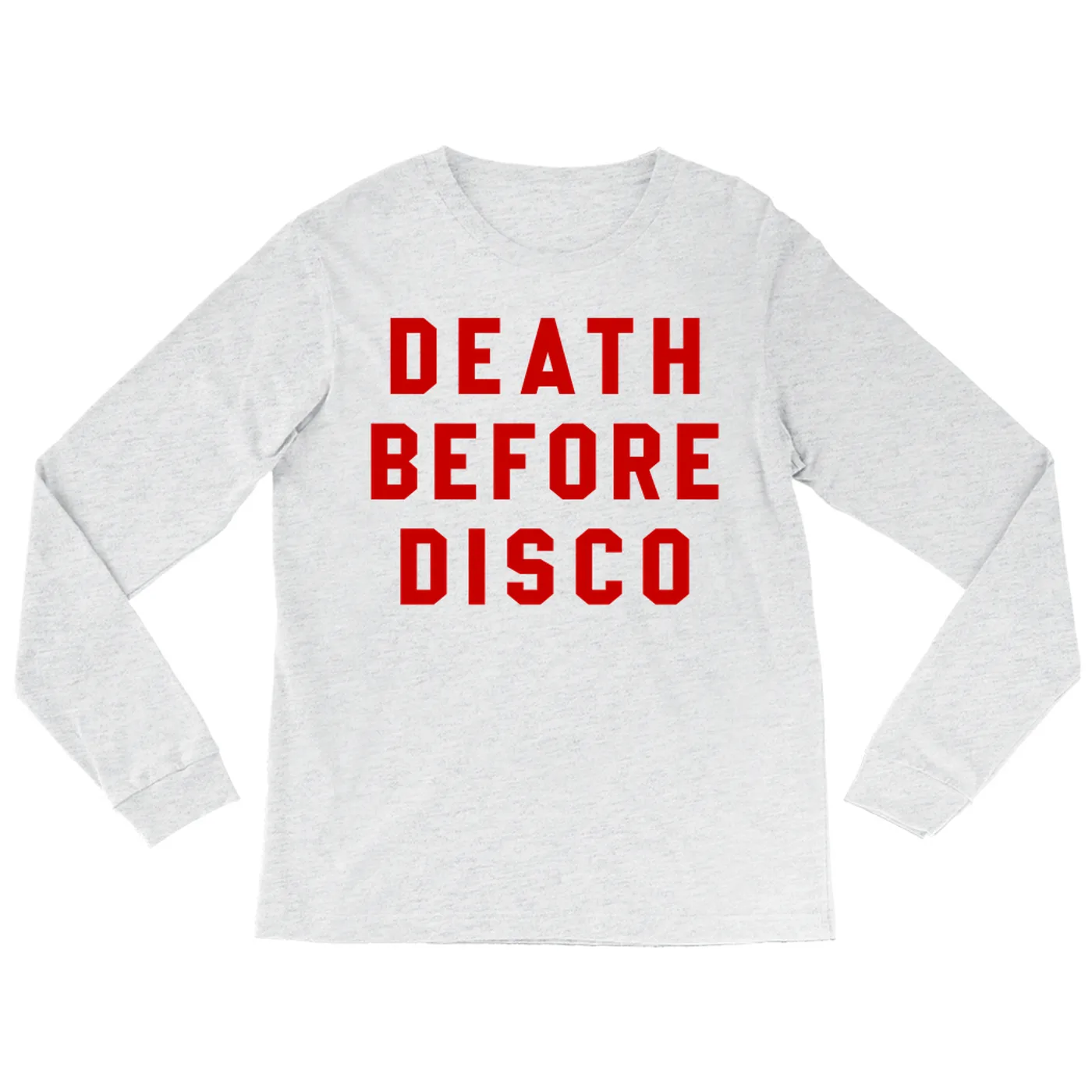 Pop Culture Long Sleeve Shirt | Death Before Disco Inspired By Stripes Pop Culture Shirt