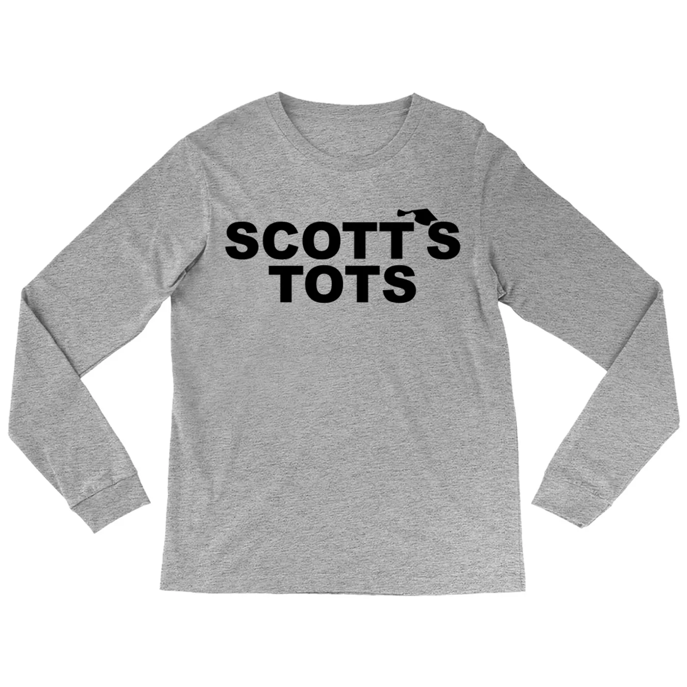 Pop Culture Long Sleeve Shirt | Scott's Tots Inspired By The Office Pop Culture Shirt