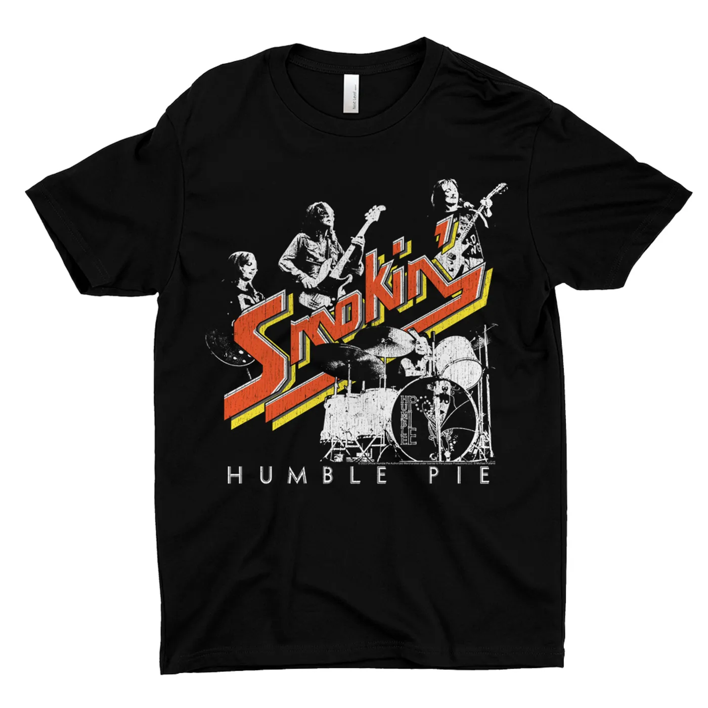 Humble Pie T-Shirt | Smokin' Performance Live Distressed (Merchbar Exclusive) Humble Pie Shirt