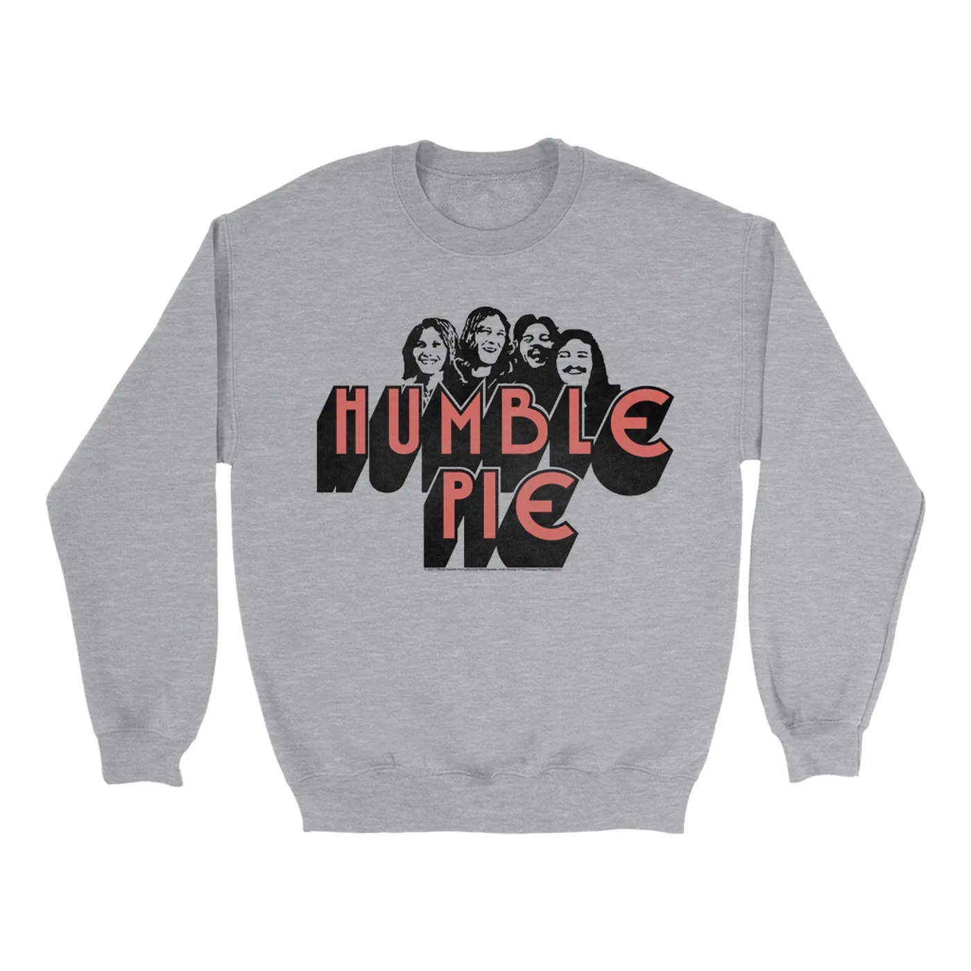 Humble Pie Sweatshirt | Group Image Poster Design Humble Pie Sweatshirt