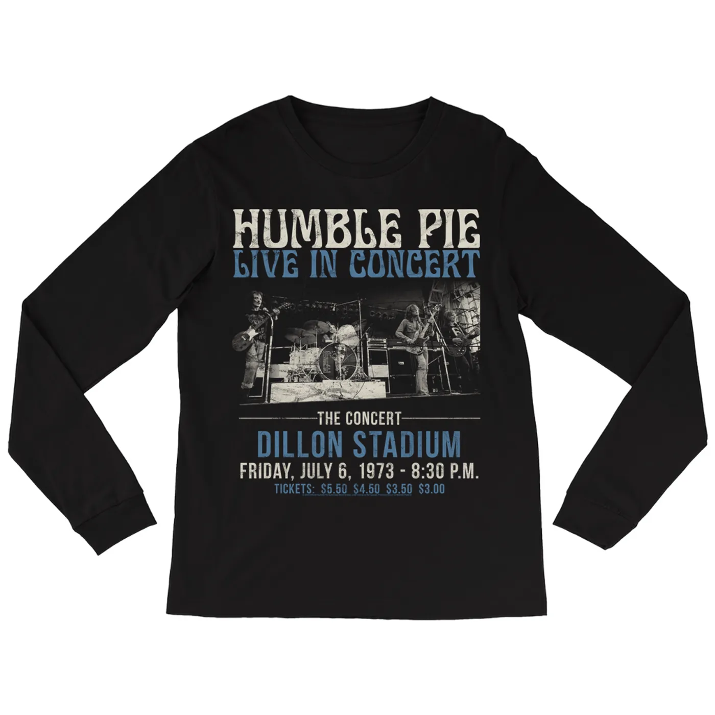 Humble Pie Long Sleeve Shirt | Dillion Stadium Live In Concert (Merchbar Exclusive) Humble Pie Shirt