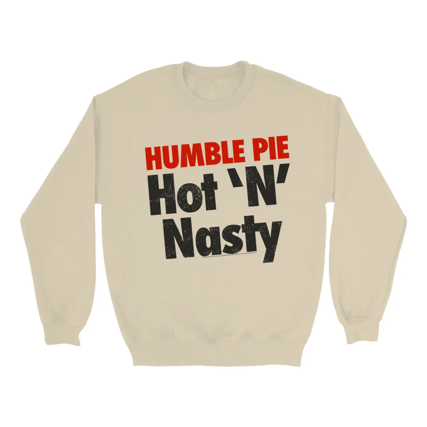 Humble Pie Sweatshirt | Hot N' Nasty Distressed Logo Humble Pie Sweatshirt
