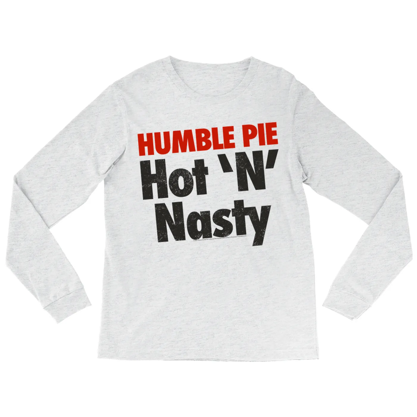 Humble Pie Long Sleeve Shirt | Hot N' Nasty Distressed Logo Humble Pie Shirt