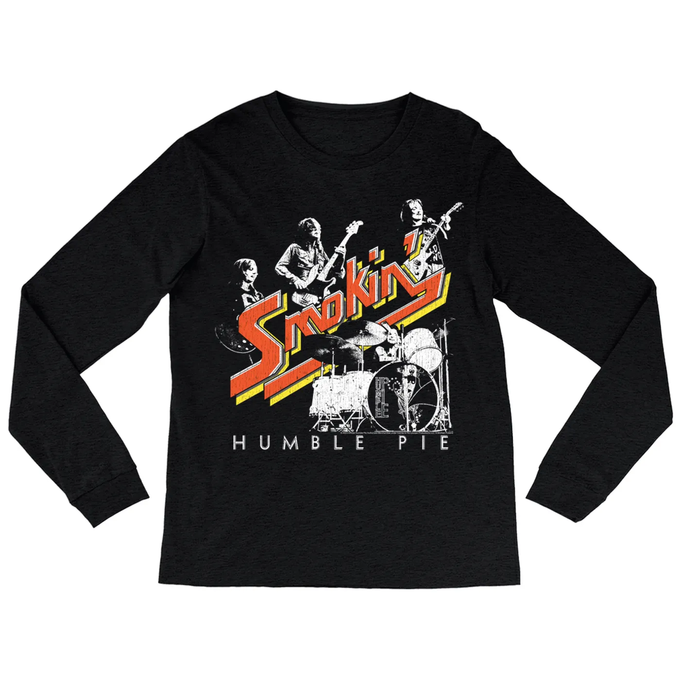 Humble Pie Long Sleeve Shirt | Smokin' Performance Live Distressed (Merchbar Exclusive) Humble Pie Shirt