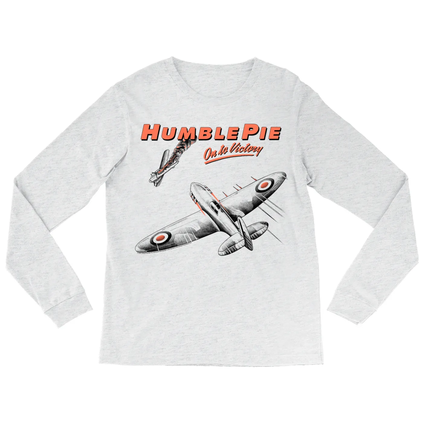 Humble Pie Long Sleeve Shirt | On To Victory Album Design Humble Pie Shirt
