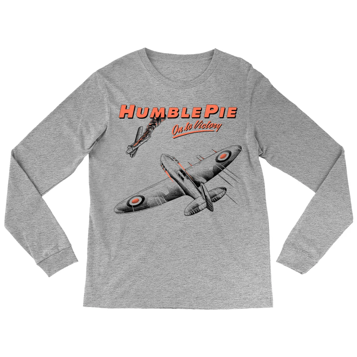 Humble Pie Long Sleeve Shirt | On To Victory Album Design Humble Pie Shirt