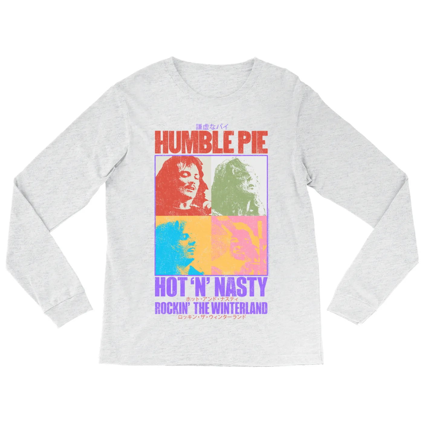 Humble Pie Long Sleeve Shirt | Rockin' The Winterland Distressed (Merchbar Exclusive) Humble Pie Shirt