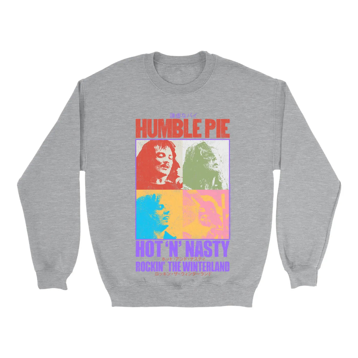 Humble Pie Sweatshirt | Rockin' The Winterland Distressed (Merchbar Exclusive) Humble Pie Sweatshirt