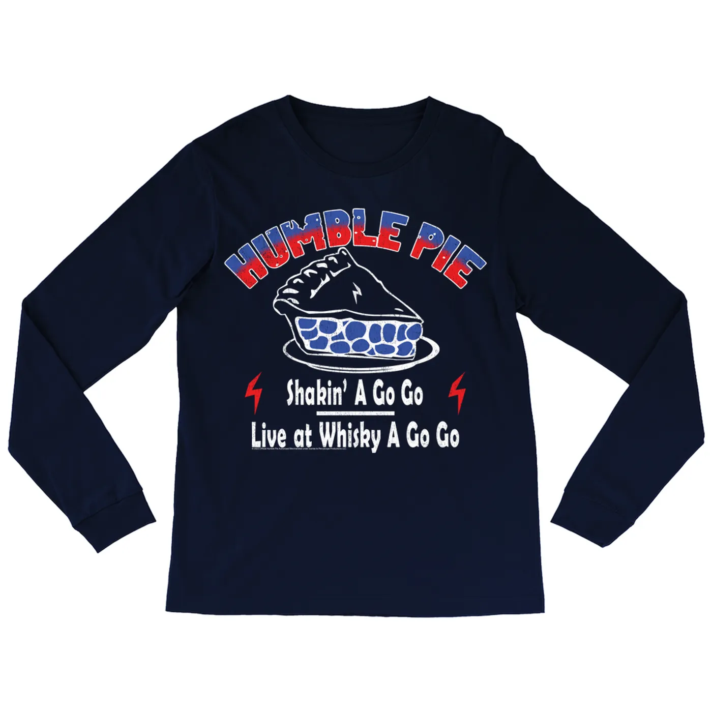 Humble Pie Long Sleeve Shirt | Shakin' A Go Go Performance Whisky A Go Go (Merchbar Exclusive) Humble Pie Shirt
