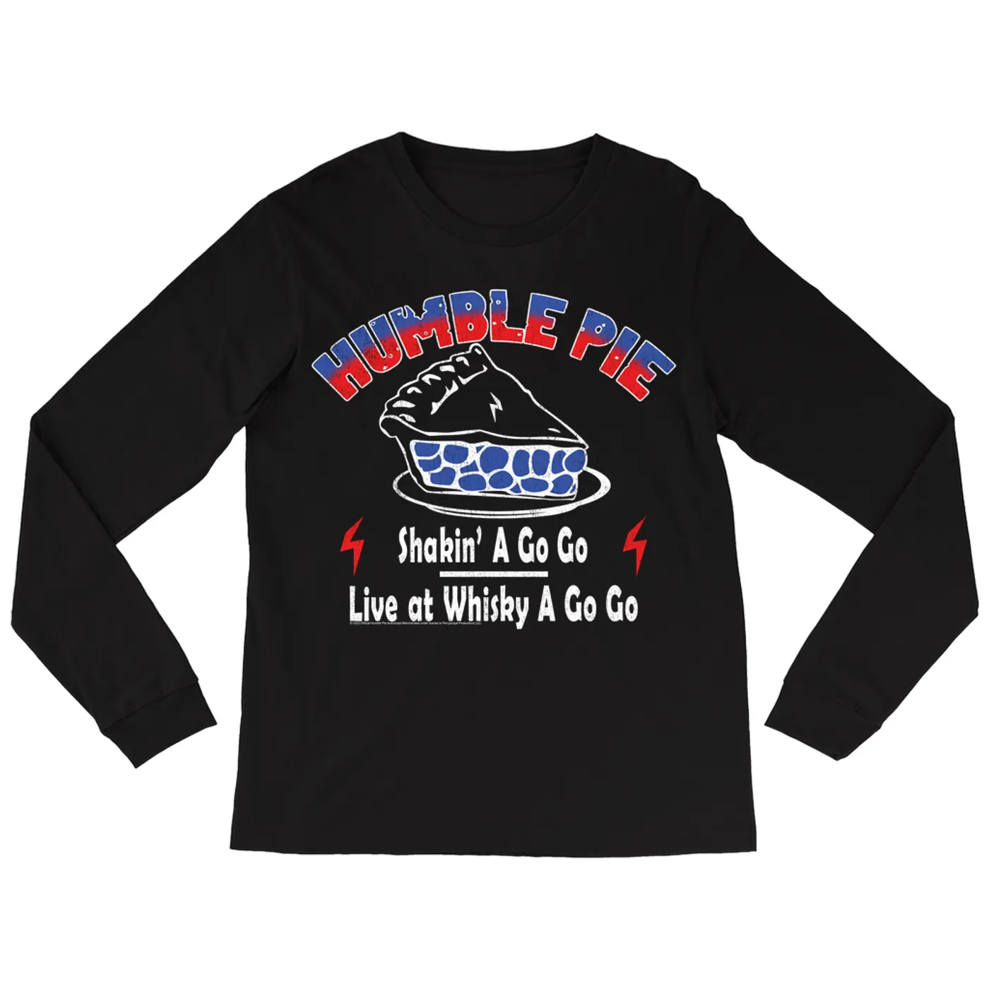 Humble Pie Long Sleeve Shirt | Shakin' A Go Go Performance Whisky A Go Go (Merchbar Exclusive) Humble Pie Shirt