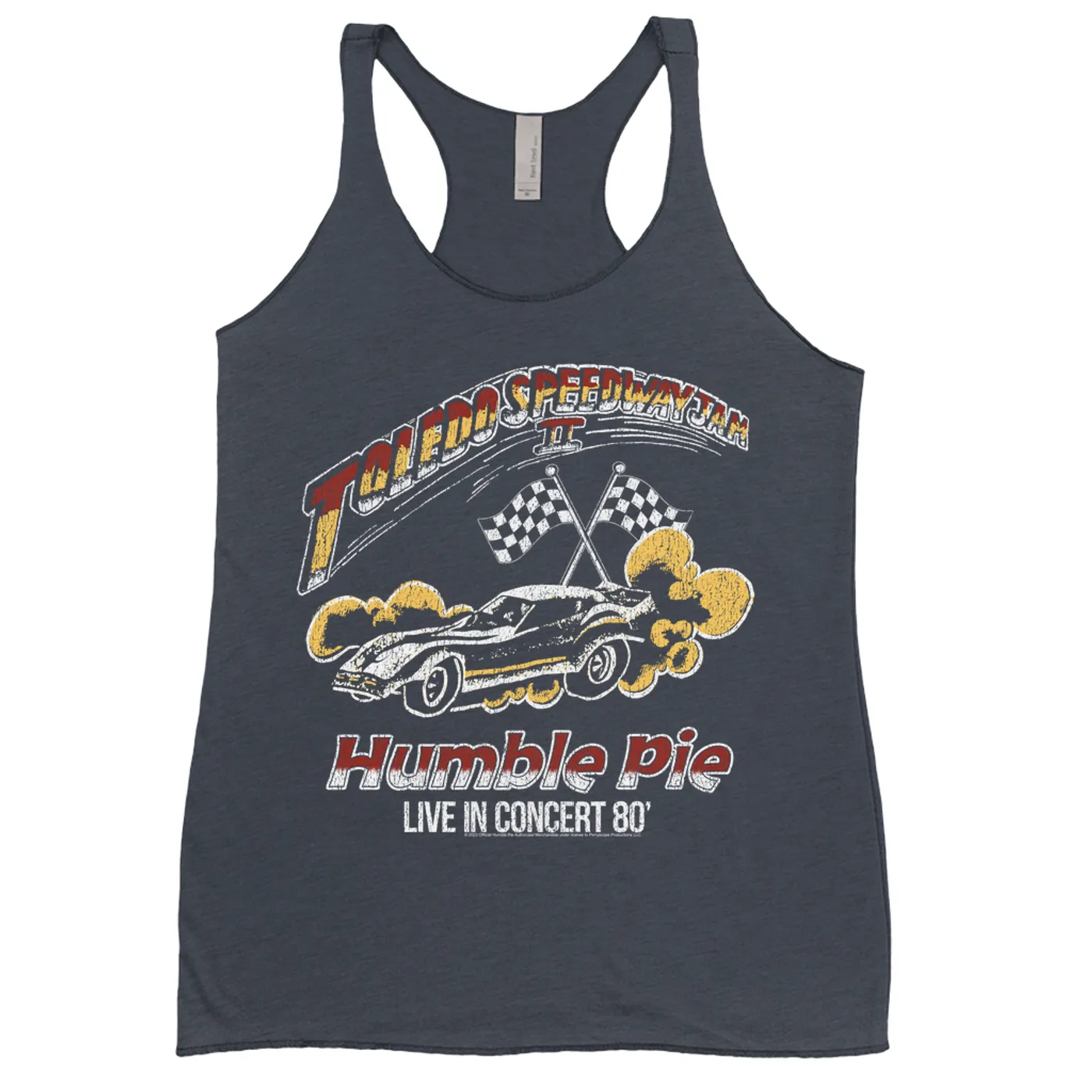 Humble Pie Ladies' Tank Top | Toledo Speedway Jam II 1980 Distressed (Merchbar Exclusive) Humble Pie Shirt