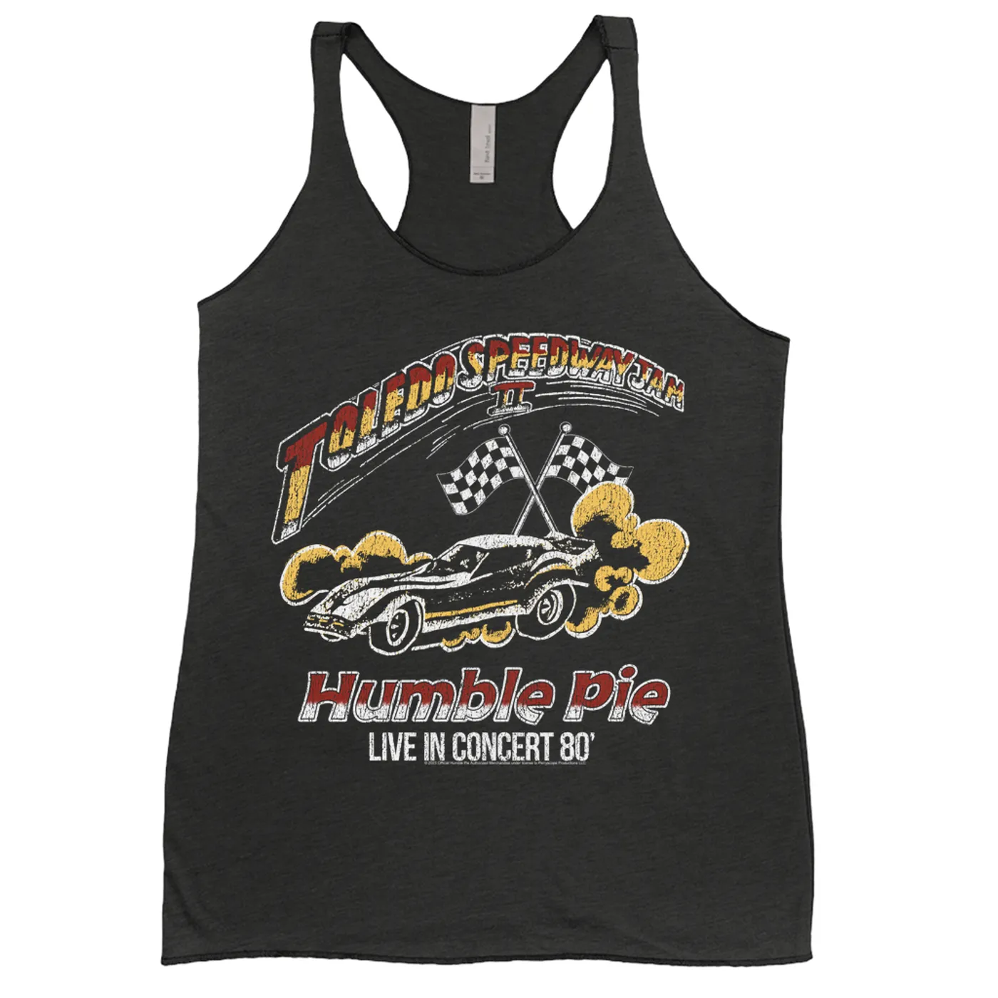 Humble Pie Ladies' Tank Top | Toledo Speedway Jam II 1980 Distressed (Merchbar Exclusive) Humble Pie Shirt