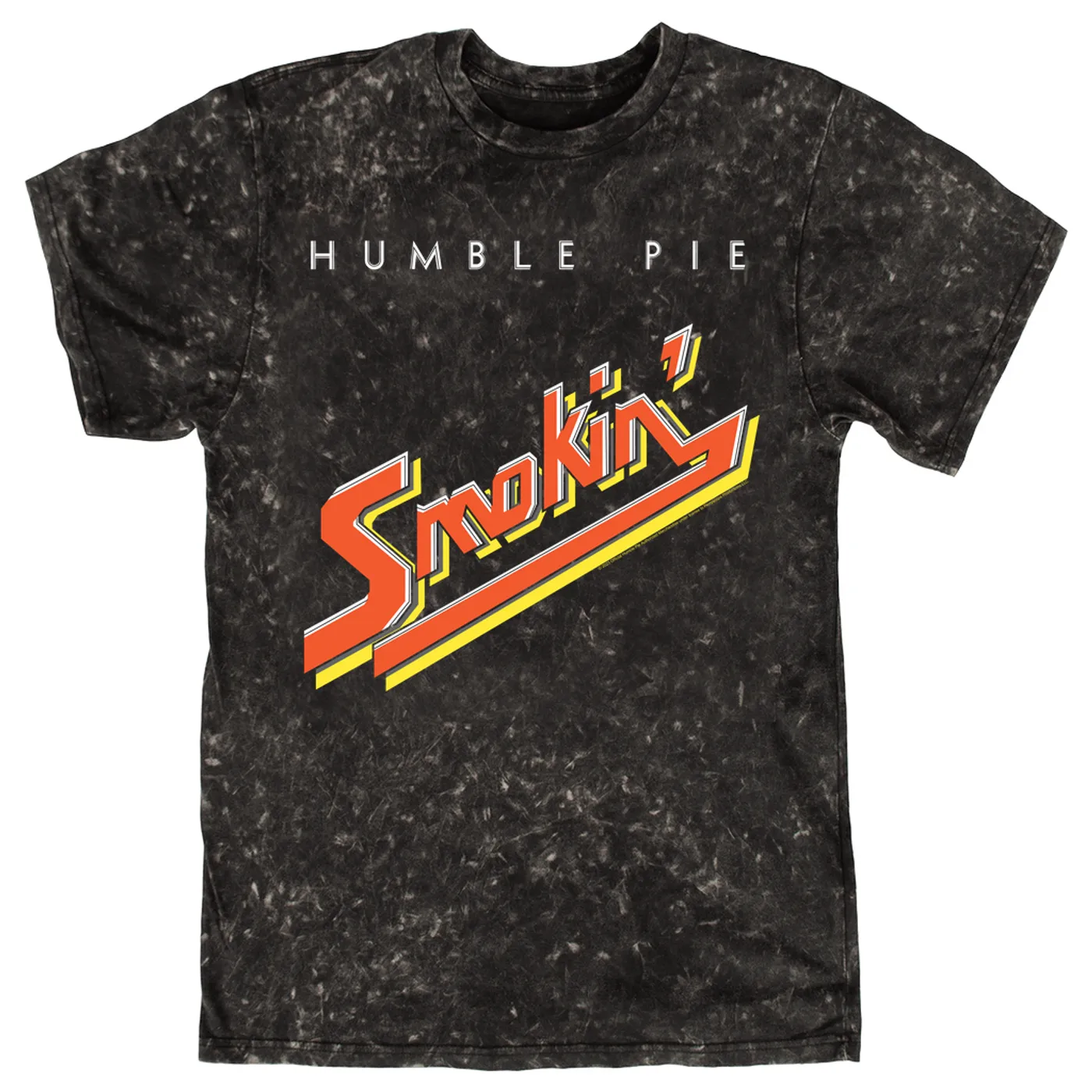 Humble Pie T-shirt | Smokin' Album Design Humble Pie Mineral Wash Shirt