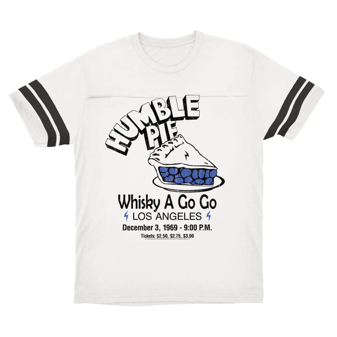 Humble Pie T-Shirt | Whisky A Go Go 1969 Performance (Merchbar Exclusive) Humble Pie Football Shirt