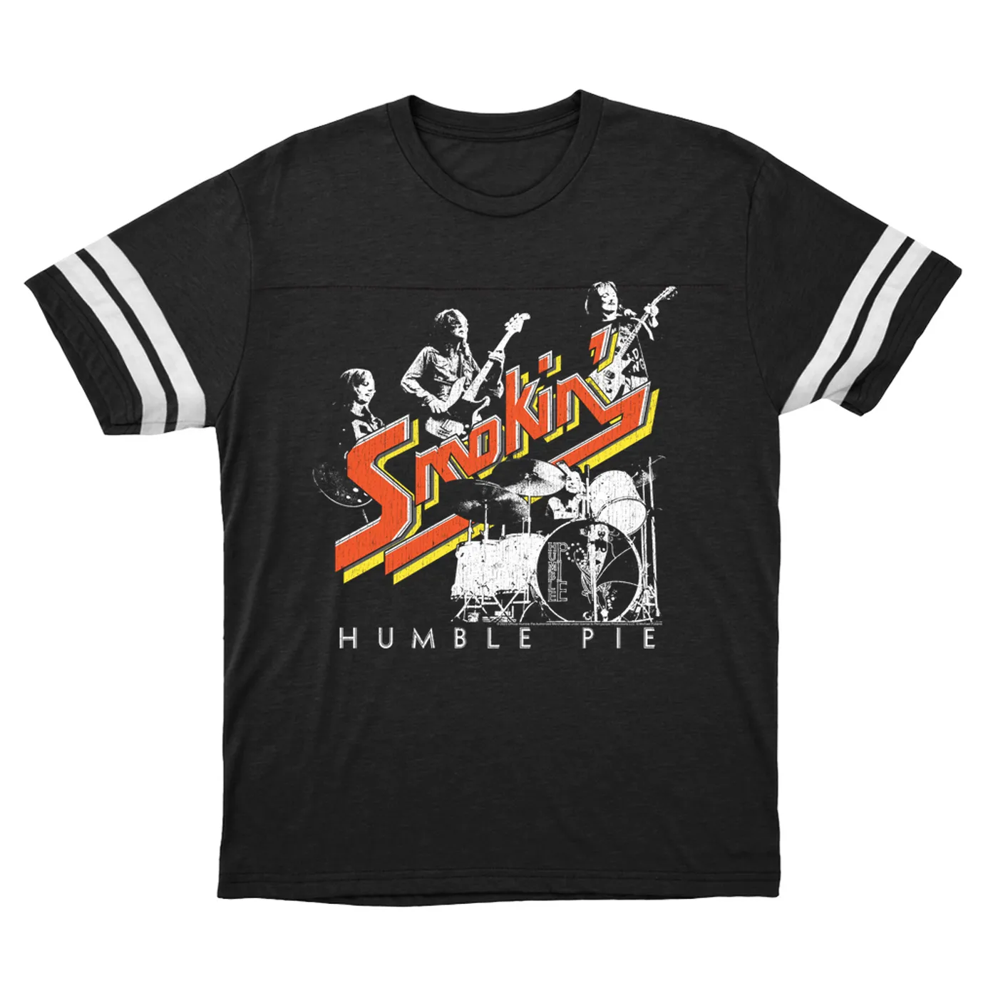 Humble Pie T-Shirt | Smokin' Performance Live Distressed (Merchbar Exclusive) Humble Pie Football Shirt